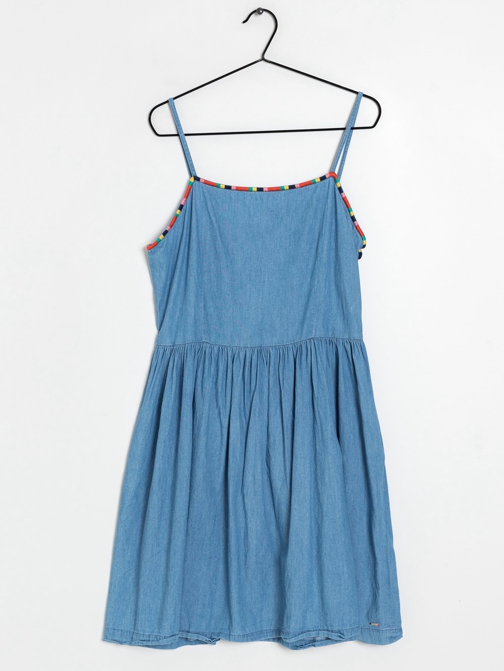 Vintage Tommy Hilfiger Denim Embroidered Dress
